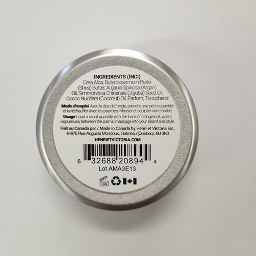 Beard Balm For Men - Moisturizing, Non-Greasy Beard Softener, Soothes and Nourish Beard and Skin, Prevents Dryness, Flaking, Dandruff, Skin Irritation, Ingrown Hairs, Handmade Beard Balm - Amande 56g