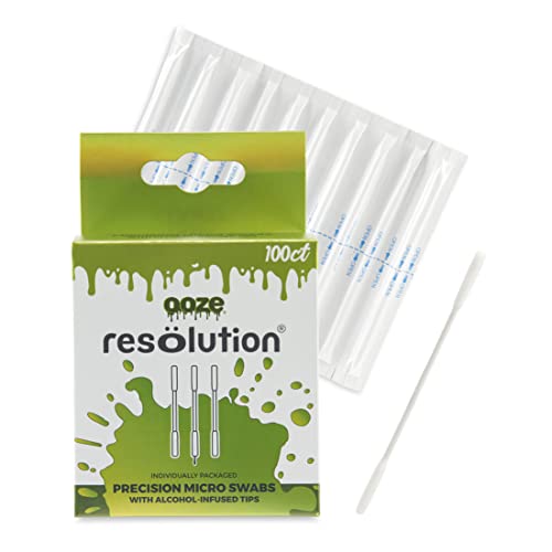 Resolution Alcohol Cotton Swabs - Super Slim Precision Buds