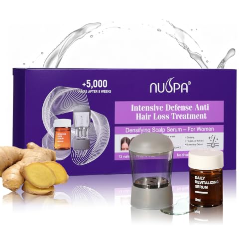 NUSPA Anti Hair Loss Serum with Ginseng & Rosemary - 13 Vials
