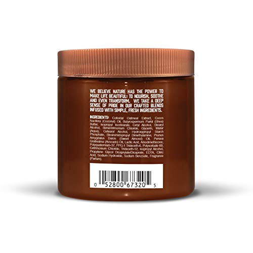 Aveeno Hydrating Almond & Avocado Oil Hair Mask for Dry Coarse Curly Hair - 8 Fl Oz