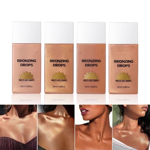 Liquid Bronzer Drops - Buildable Sun-Kissed Glow Makeup