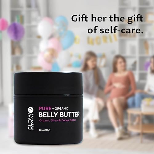 Glow Organics Belly Butter for Pregnancy – Stretch Mark Cream