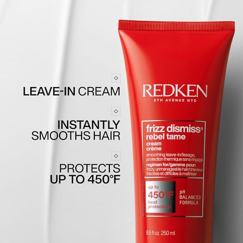 Redken Frizz Dismiss Rebel Tame Leave-In Cream - Heat Protectant for Frizzy Hair