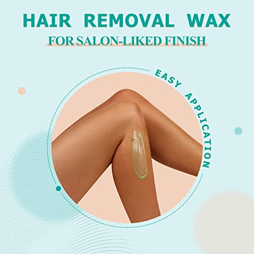 VENNCO Aloe Wax Beads 1lb for Sensitive Skin - Hard Wax For Coarse Hair Removal (Aloe Infused)