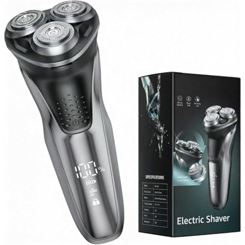 Electric Razor for Men, IPX7 Waterproof Shaver