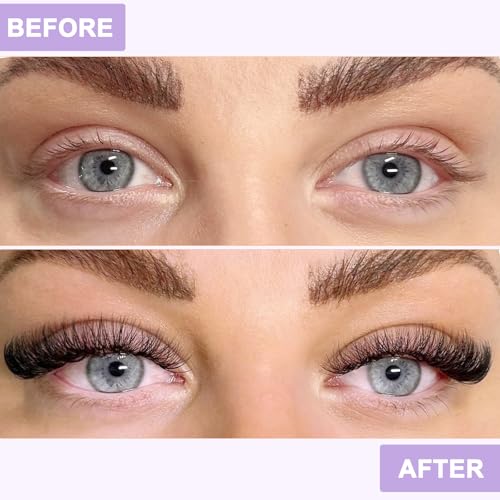 40D D-Curl Lash Clusters 280PCS DIY Kit - Cat Eye Extensions