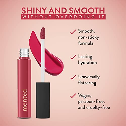 Mented Cranberry Pink Lip Gloss - Vegan & Cruelty-Free