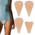 Seamless Modesty Cover, Invisible Silicone Insert, Discreet Underwear Guard, Smooth Front Concealer Pad, Comfort Wear Protector for Women (4 Pack)
