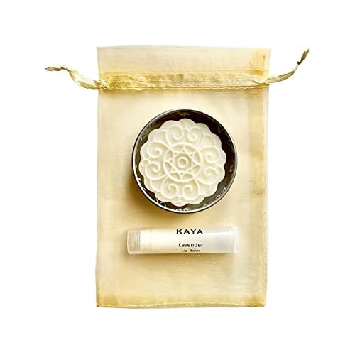 Lavender Solid Lotion & Lip Balm - All Natural Organic - Gift for Co workers, Gift for Teacher, Bridesmaid Gift, Christmas Gift, Stocking stuffer