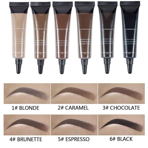 Liquid Brush Brow Gel - Quick Dry, Anti-Smudge, Light Brown