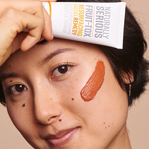 Naturally Serious | Fruit-Tox Natural Resurfacing Facial Remedy, Exfoliator, Brightening Treatment, Vegan Skincare, Cruelty-Free Skincare
