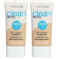 COVERGIRL Clean Matte BB Cream For Oily Skin, Fair 510, (Packaging May Vary) Water-Based Oil-Free Matte Finish BB Cream, 1 Fl Oz (1 Count) (Pack of 2)