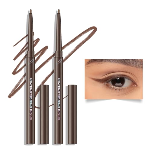 KYDA Gel Eyeliner Pencil 2 Pack - Waterproof Matte Eye Liner