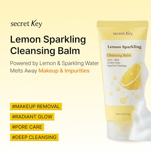 Secret Key Lemon Sparkling Cleansing Balm with AHA & BHA
