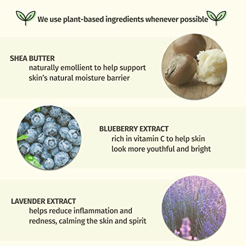 Blueberry Lavender & Chamomile Herbal Body Moisturizer, 17oz