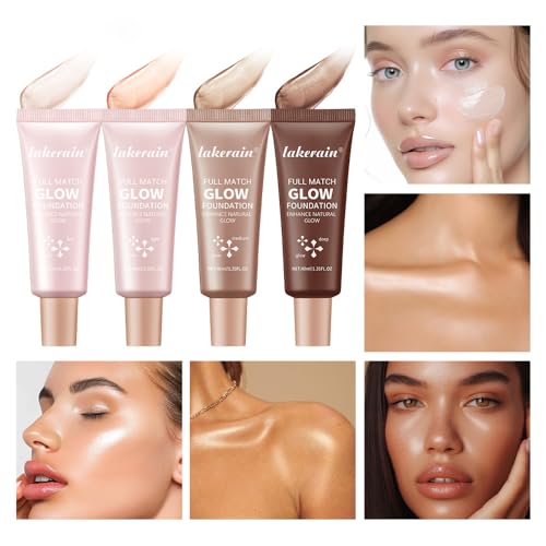 BANGFENG Natural Glow Illuminator Glotion #1 Fair 1.35 Fl Oz Hydrating Makeup Highlighter