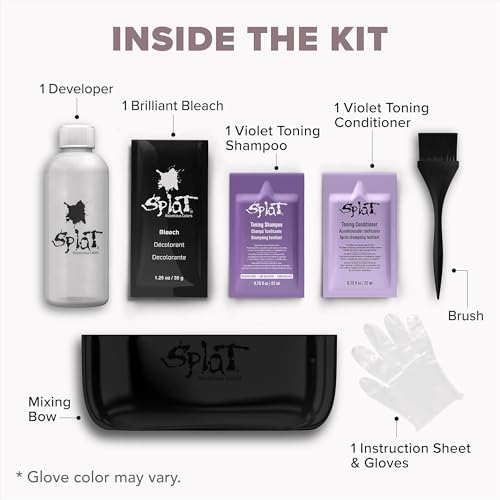 Splat Brilliant Bleach Kit - Lifts 8 Levels | Complete Hair Bleaching