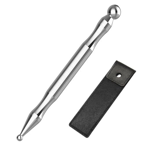 Melonsun Stainless Steel TMJ Massager Pen for Jaw Clenching Relief