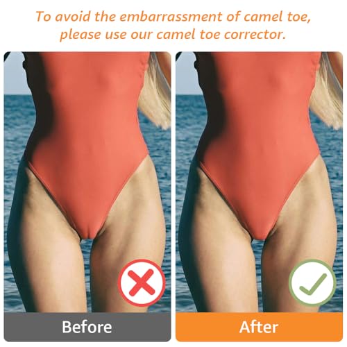 Silicone Camel Toe Concealer - 3 Pack Reusable Privacy Patch for Women