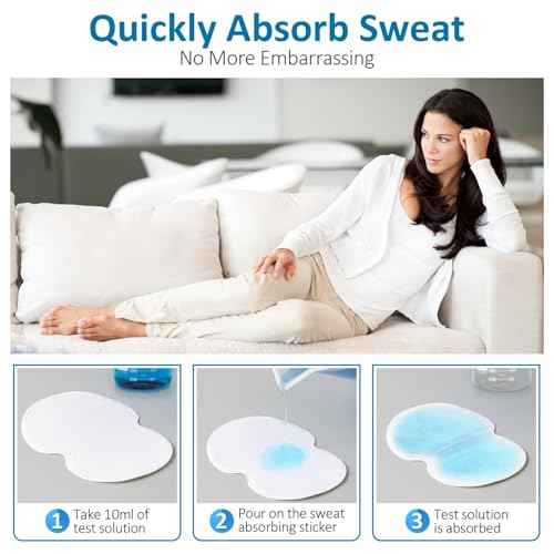 Armpit Sweat Pads, Unadir Underarm Sweat Pads for Women and Men [100 Packs], Disposable Underarm Pads for Sweating Women, With our Disposable Underarm Sweat Shields, Reclaim Your Confidence