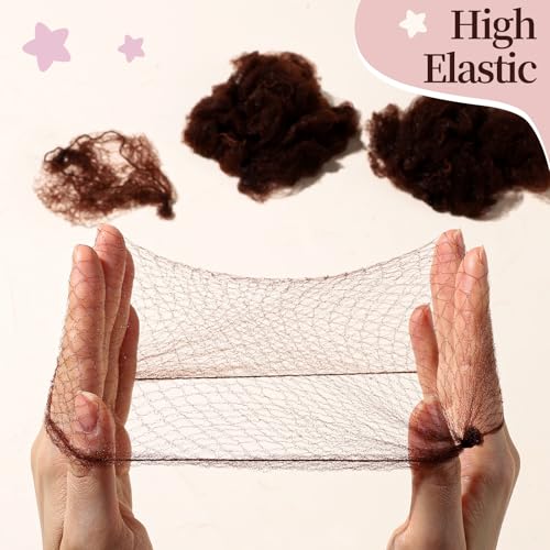 Hair Net for Kids & Women, 20pcs Invisible Bun Nets + 40pcs Bobby Pins