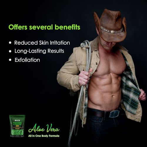 Men¡¯s Waxing Kit for Coarse Back & Chest Hair ? New Heavy-Duty Edition ? Home Waxing System for Couples & Male Grooming ? Includes Analog Warmer & Precision Tools for Beard & Brows