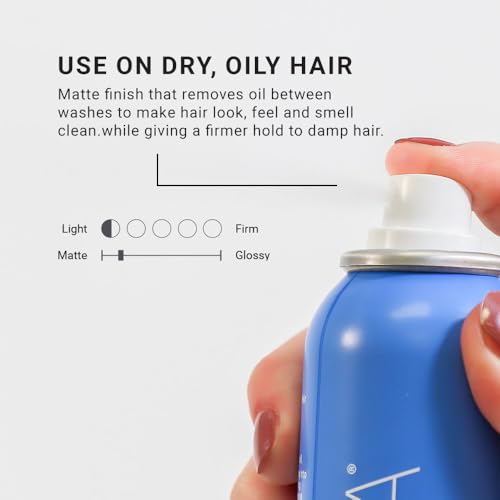 Enjoy Thermal Spray, Non-Aerosol Firm Flexible and Brushable Hold Hairspray, Heat Protection and Radiant Shine for Hot Tool Styling, 10.1 Fl Oz