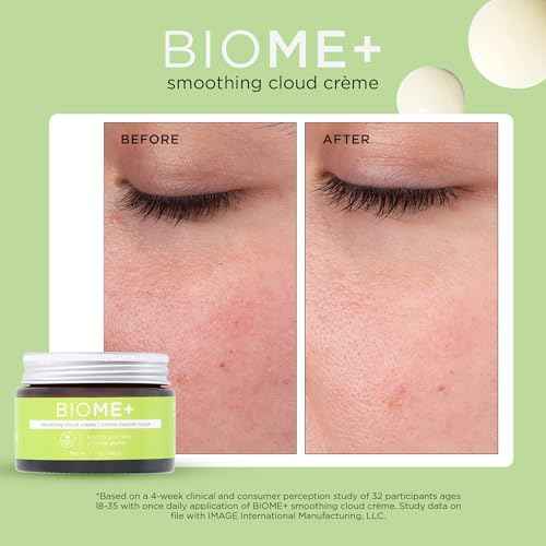 IMAGE Skincare, BIOME+ Smoothing Cloud Cr?me, Microbiome Friendly Face Night Cream, Supports Skin Moisture Barrier