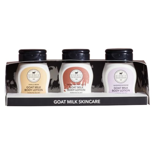 Dionis Goat Milk Lotion – Moisturizing Body Lotion, 2 oz (Pack of 3)