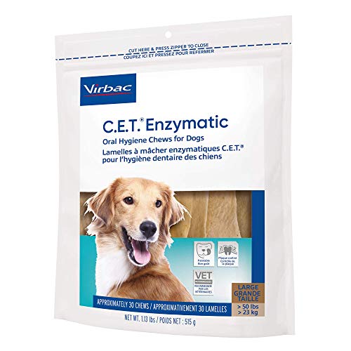 Virbac CET Enzymatic Oral Hygiene Chews for Dogs