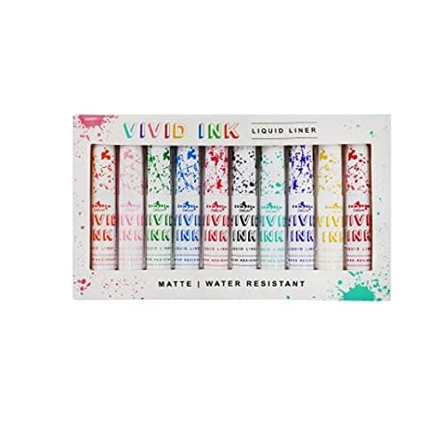 Italia Deluxe Vivid Ink Liquid Liner Set - 10 Colors
