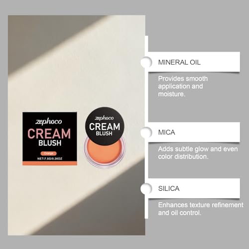 Cream Blush & Lip Tint - Buildable Cheek Color, Dewy Finish