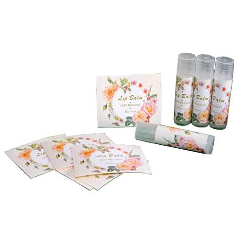 Assorted T5 50pcs Lip Balm Labels - Paper Stickers for Lip Balm Containers