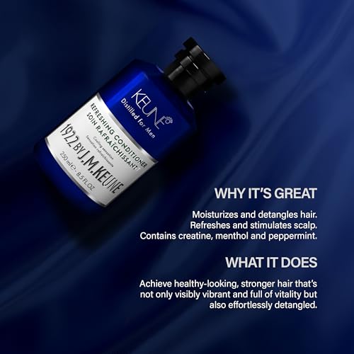 1922 by J.M. Keune Refreshing Conditioner, Cooling & Stimulating Conditioner for Men, 8.5 Fl Oz
