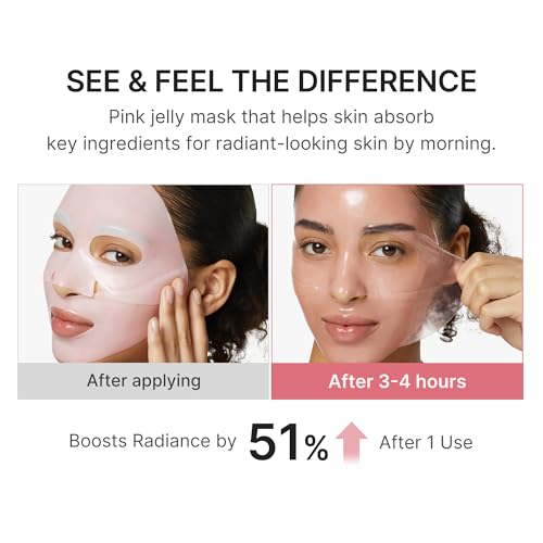 Medicube PDRN Pink Collagen Jelly Gel Overnight Mask (4 Pack)