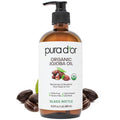 PURA D'OR Organic Jojoba Oil 16.9 oz USDA Certified
