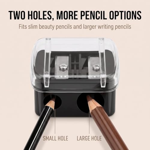 Multi-Size Eyeliner & Lip Pencil Sharpener - Portable Makeup Tool