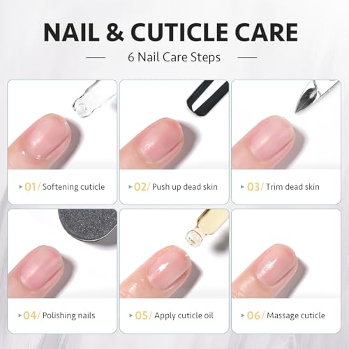 GAOY Cuticle Care Kit - Cuticle Oil & Cuticle Remover Gel (2 x 20ml)