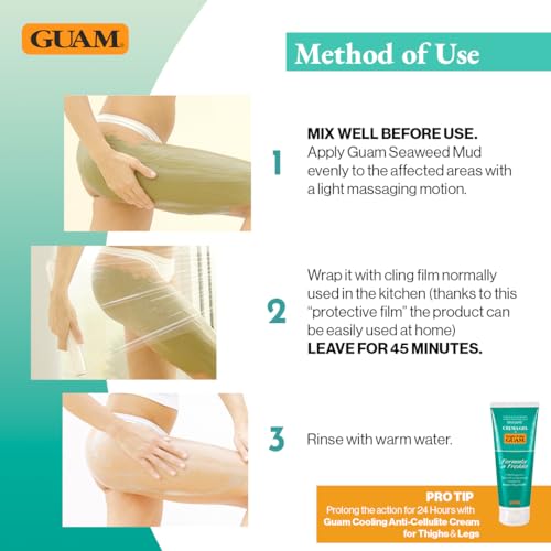 Guam Anti-Cellulite Mud Body Wrap - Cold Formula Seaweed Clay