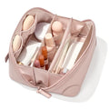 Large Capacity Waterproof Makeup Bag for Women - Flat Open