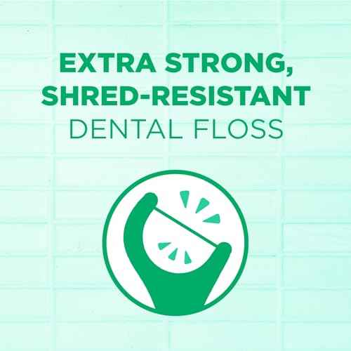 GUM Professional Clean Floss Picks - Extra Strong Shred-Resistant Floss, Easy Grip Handle - Dental Flossers for Adults - Fresh Mint Flavor, 90 Count (Pack of 3)