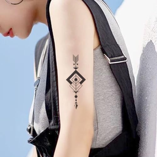 8 Sheet Temporary Tattoos Waterproof Stickers for Adults
