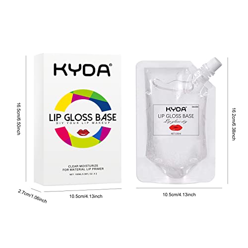 KYDA Lip Gloss Base 200ml - DIY Lip Balm & Gloss Primer