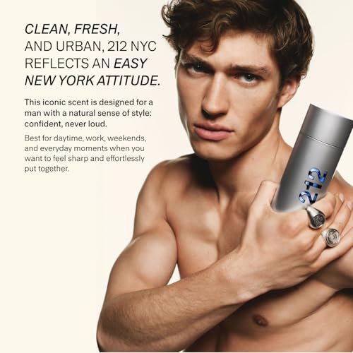 Carolina Herrera 212 Men's Eau de Toilette Spray, 3.4 fl oz