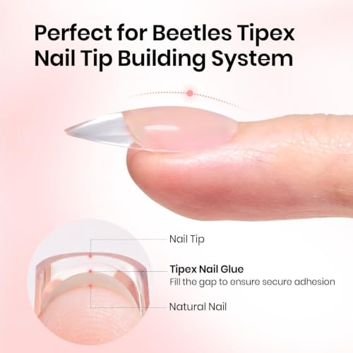 Beetles Tipex Nail Glue Gel - 2Pcs 20g, Strong & Beginner-Friendly