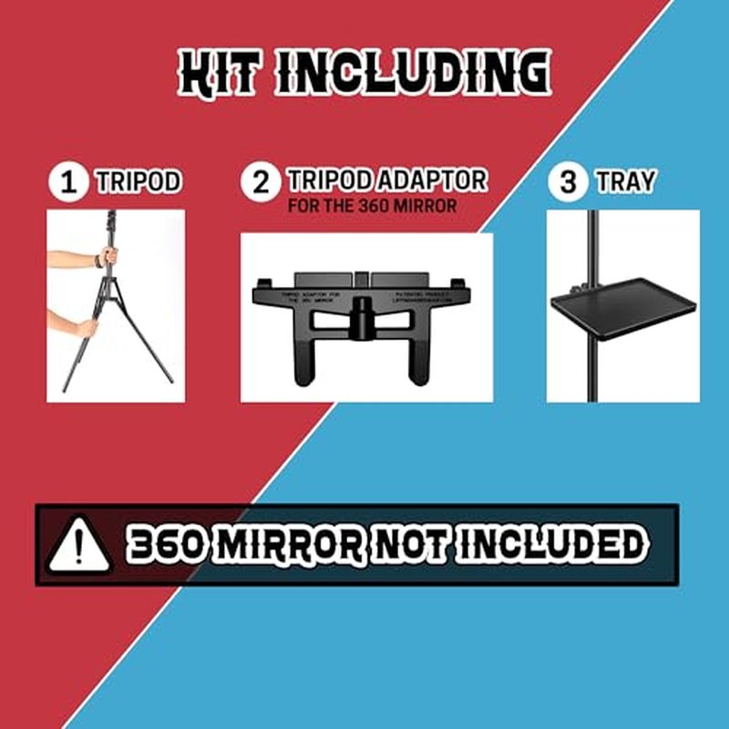 Tripod Adapter for 360° Mirrors - Stable & Adjustable Mounting