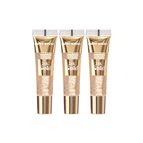 Ruby Kisses 24K Gold Oil Lip Gloss - 6 Pack