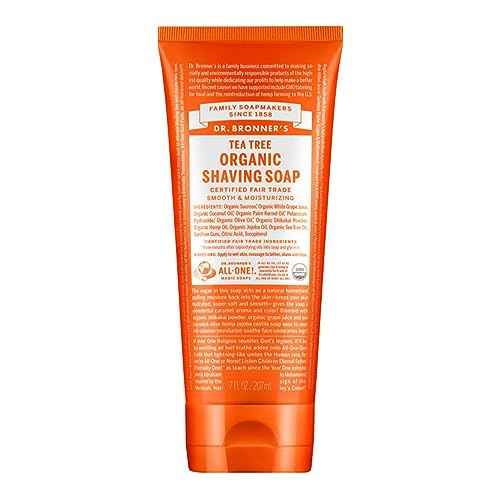 Dr Bronners, Shave Gel Tea Tree Organic, 7 Fl Oz
