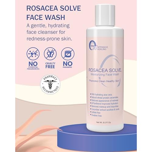 Rosacea Treatment for Face Skincare Cream and Face Wash Bundle