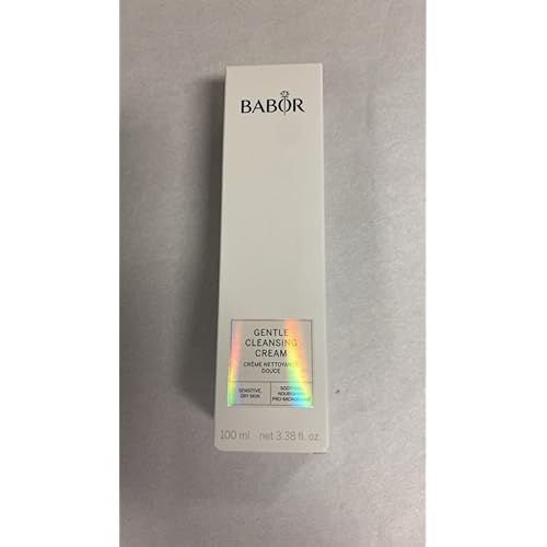 BABOR Gentle Cleansing Cream for Dry and Sensitive Skin, Especially Mild, Skin-friendly and Creamy Cleansing Lotion, Vegan Formula, Gentle Cleansing Milk, 1 x 200 ml